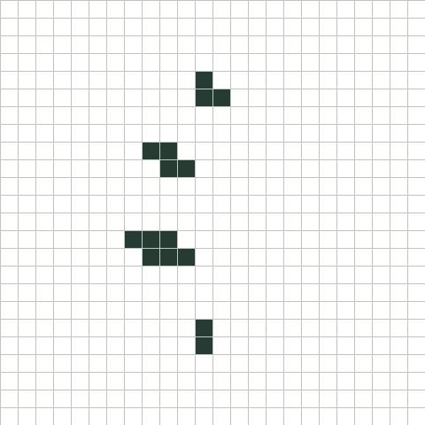 Fern at threshold 96, retaining only darker parts